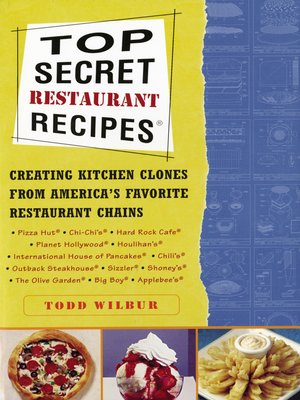 cover image of Top Secret Restaurant Recipes